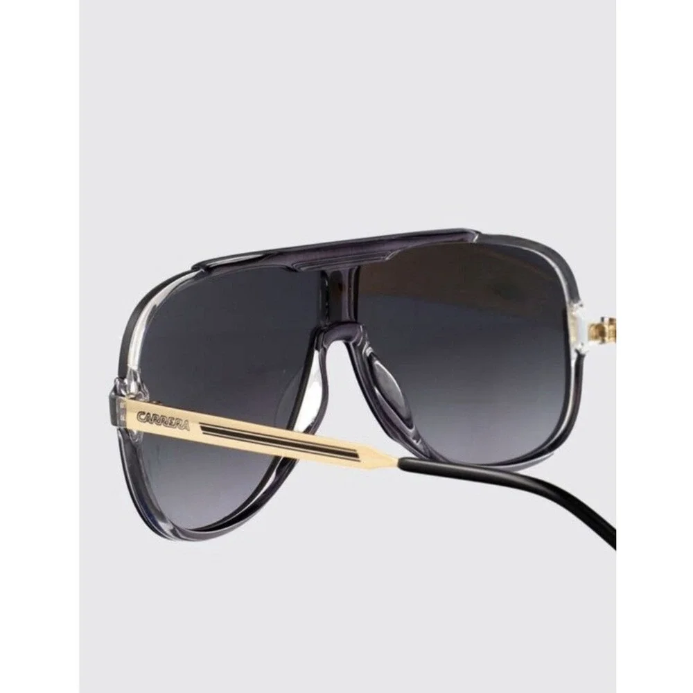 Carrera Mens Italian Pilot Sunglasses (1059/S) in Gold and Black New with Case